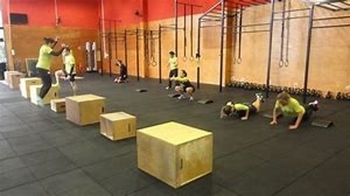 Piso de borracha para crossfit