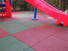 Piso de borracha linha playground 25mm